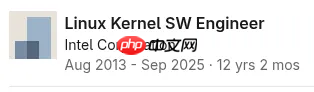 英特尔再失一位资深 Linux 驱动维护工程师