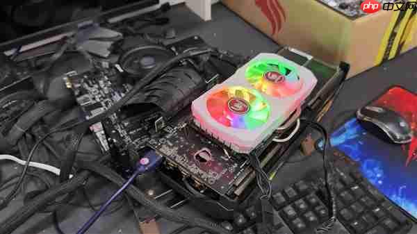 RTX 5070 Ti烧毁 出现一个大洞!竟然嫁接RX 580救活了