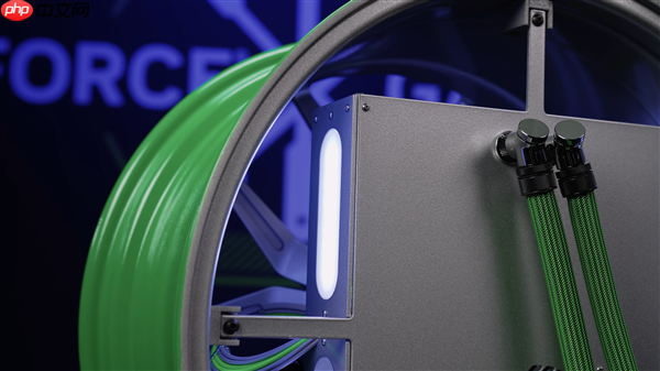 RTX 5080整机塞进保时捷911轮毂！通过钥匙开机重启