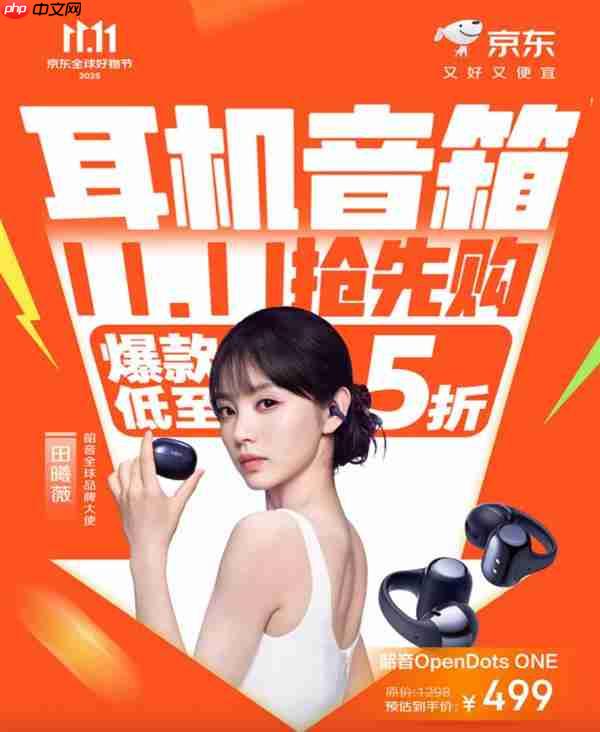 一站式选购耳机、音箱大牌尖货 京东11.11耳机音箱爆品清单出炉