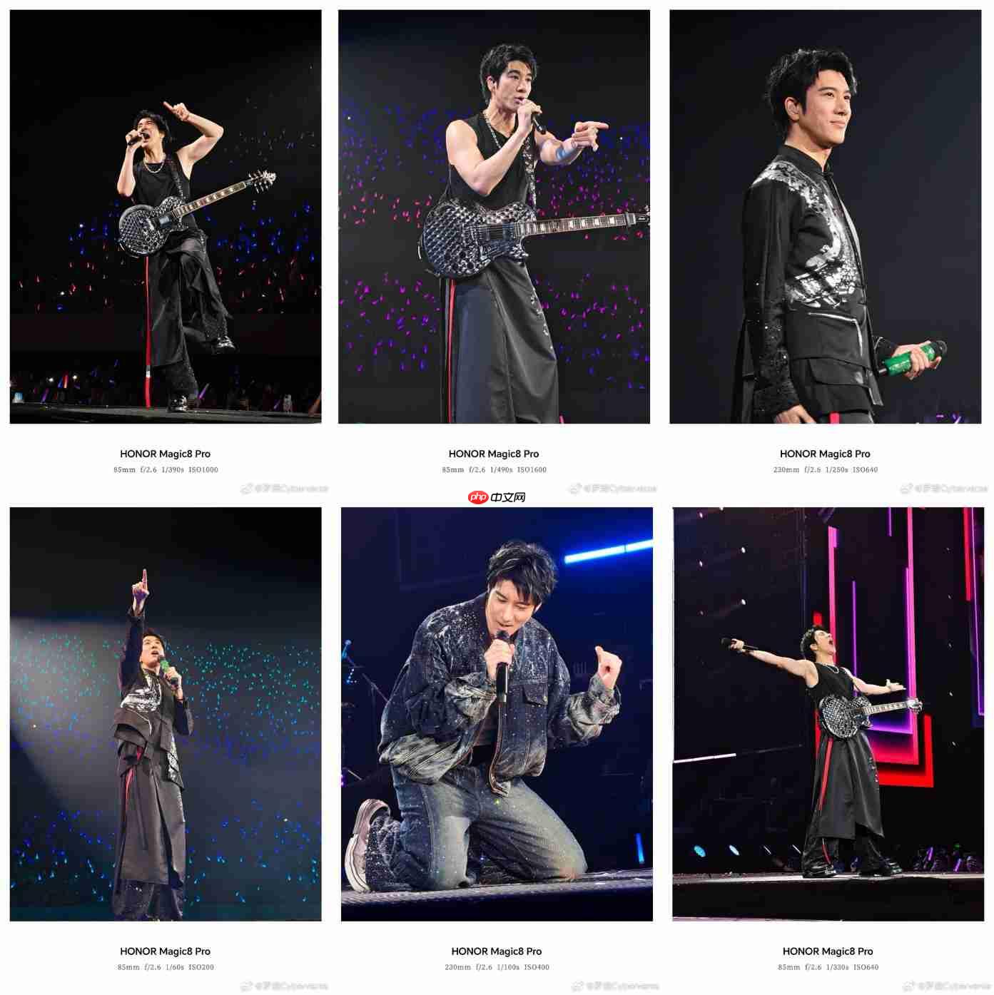 不需要增距镜！荣耀Magic8 Pro拍摄王力宏演唱会