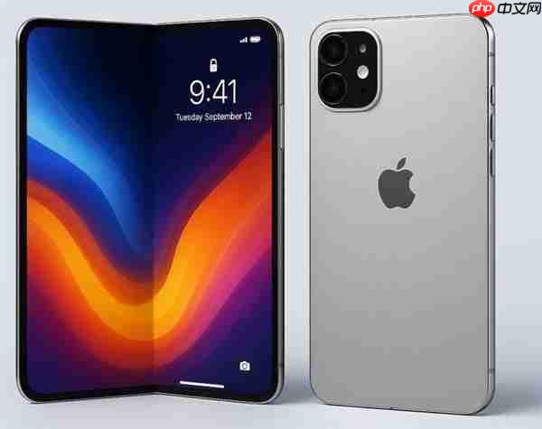 全球首次采铝钛混合机身！苹果iPhone 18 Fold外形尺寸大曝光：如两部iPhone Air并排组合