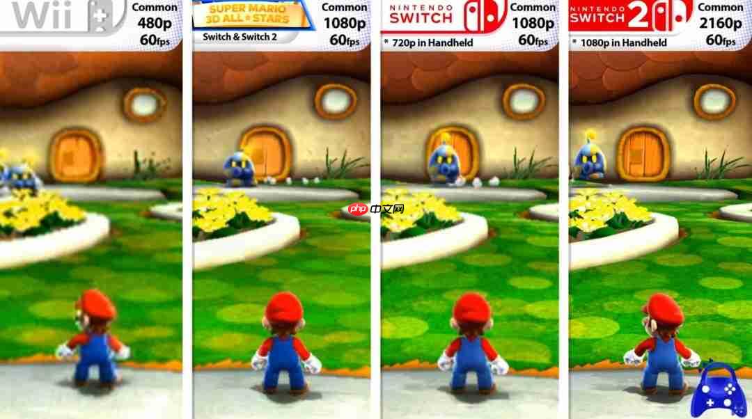 新增原生4k!《超级马里奥银河1+2》历代主机对比