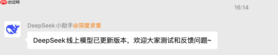 DeepSeek 更新线上模型,V3.2 版本发布在即