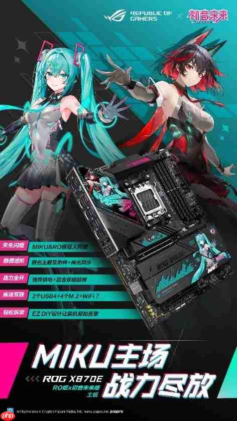 全线登场！ROG×初音未来联名装备开启预约 超能好物即刻拥有