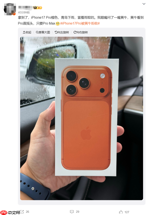 第一批抢购的砸手里了！iPhone 17 Pro今日首发遭黄牛拒收：一分钱都不愿意加