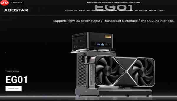 天钡公布新款eGPU显卡坞:可直接安装一台迷你电脑
