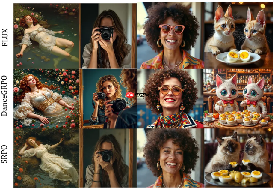 腾讯混元公布 SRPO 技术,解决大模型生图“过油”问题