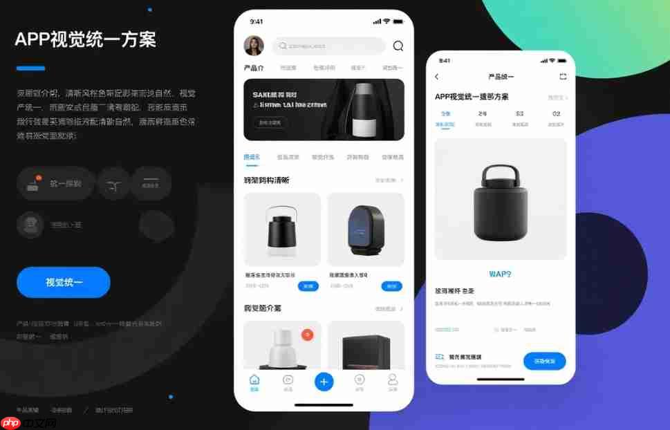小程序设计与APP视觉设计统一方案