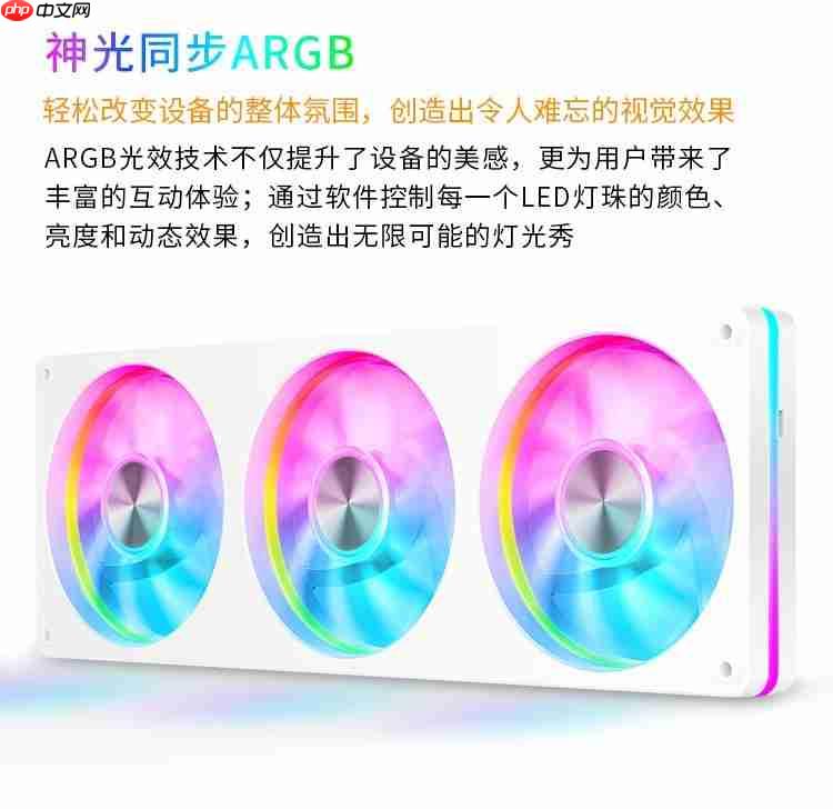 看腻无限镜？九鲨JK-F360一体风扇，突破视觉边界，光效新体验