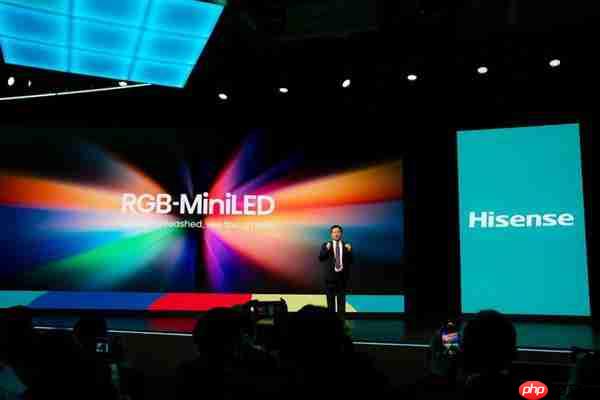 电视圈又搞大动作!海信新出的RGB-Mini LED电视 直接把画质卷到新高度