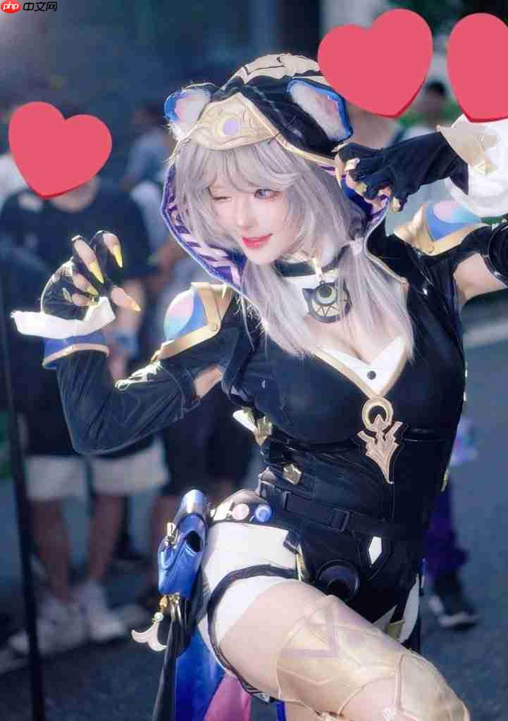 日本小姐姐cos《崩铁》赛飞儿 性感猫娘直击心灵