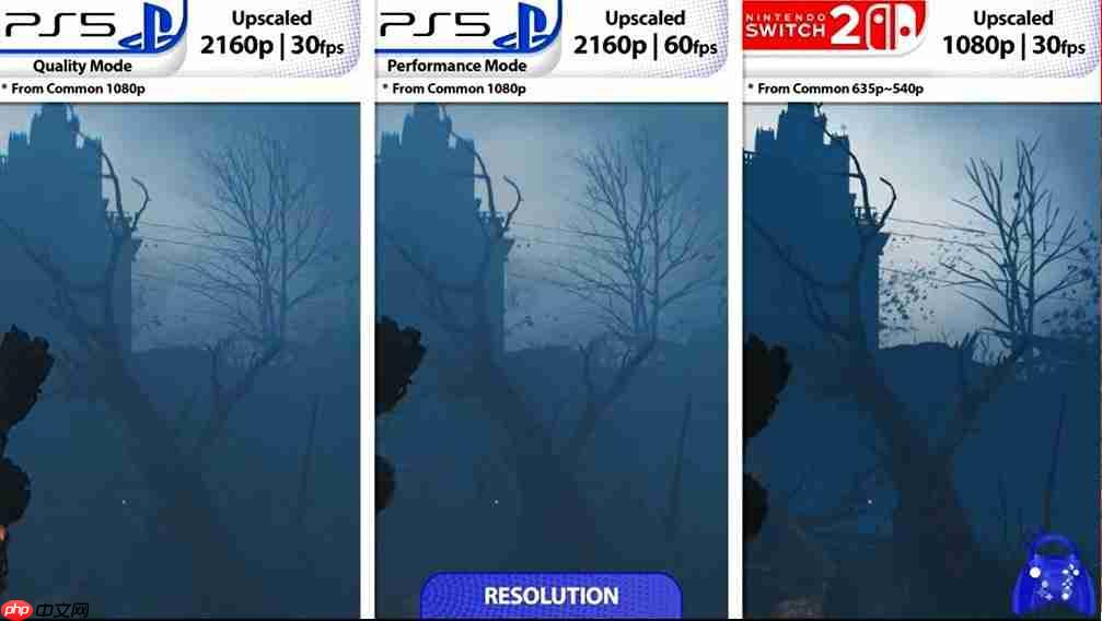 光照与细节阉割严重！ 《时间旅者：重生曙光》PS5与Switch2表现对比