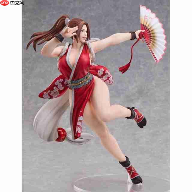 《饿狼传说》不知火舞全新高端雕像 传统清凉装性感无双