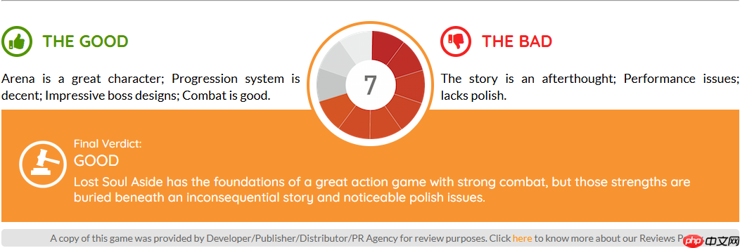 7分！外媒评《失落之魂》：战斗扎实 其他部分均有瑕疵