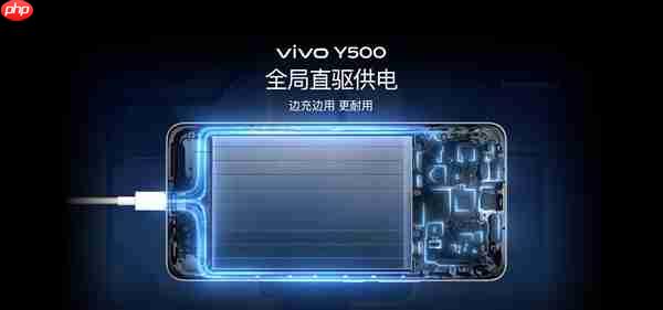 8200mAh蓝厂史上最大!vivo Y500发布:1399元起