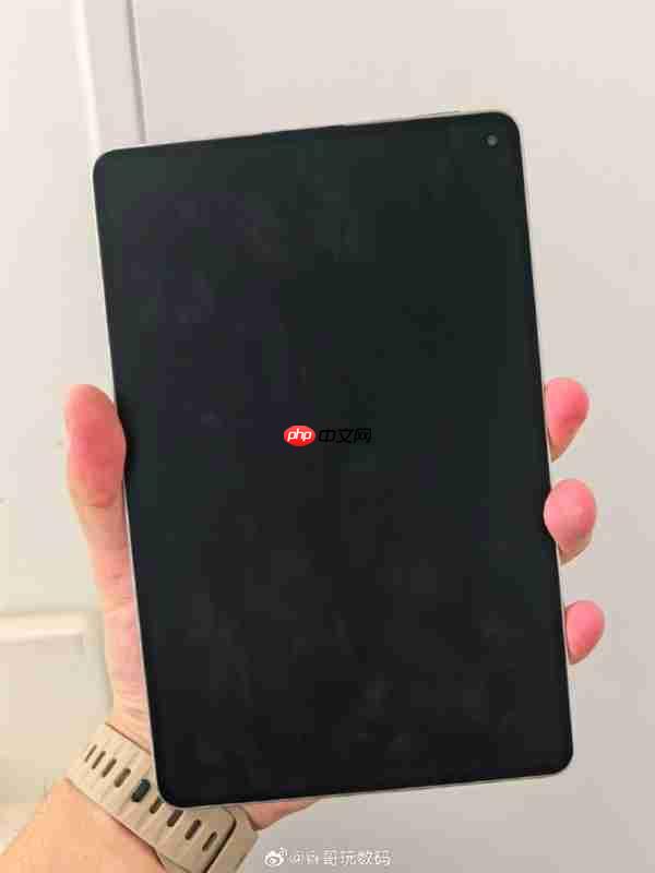 8.8英寸超窄挖孔屏 一手可握!华为MatePad Mini真机亮相:全系支持插卡