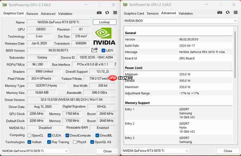 最强非公降临!影驰RTX 5070 Ti HOF OC LAB黑魂X显卡评测:供电、散热都是顶级