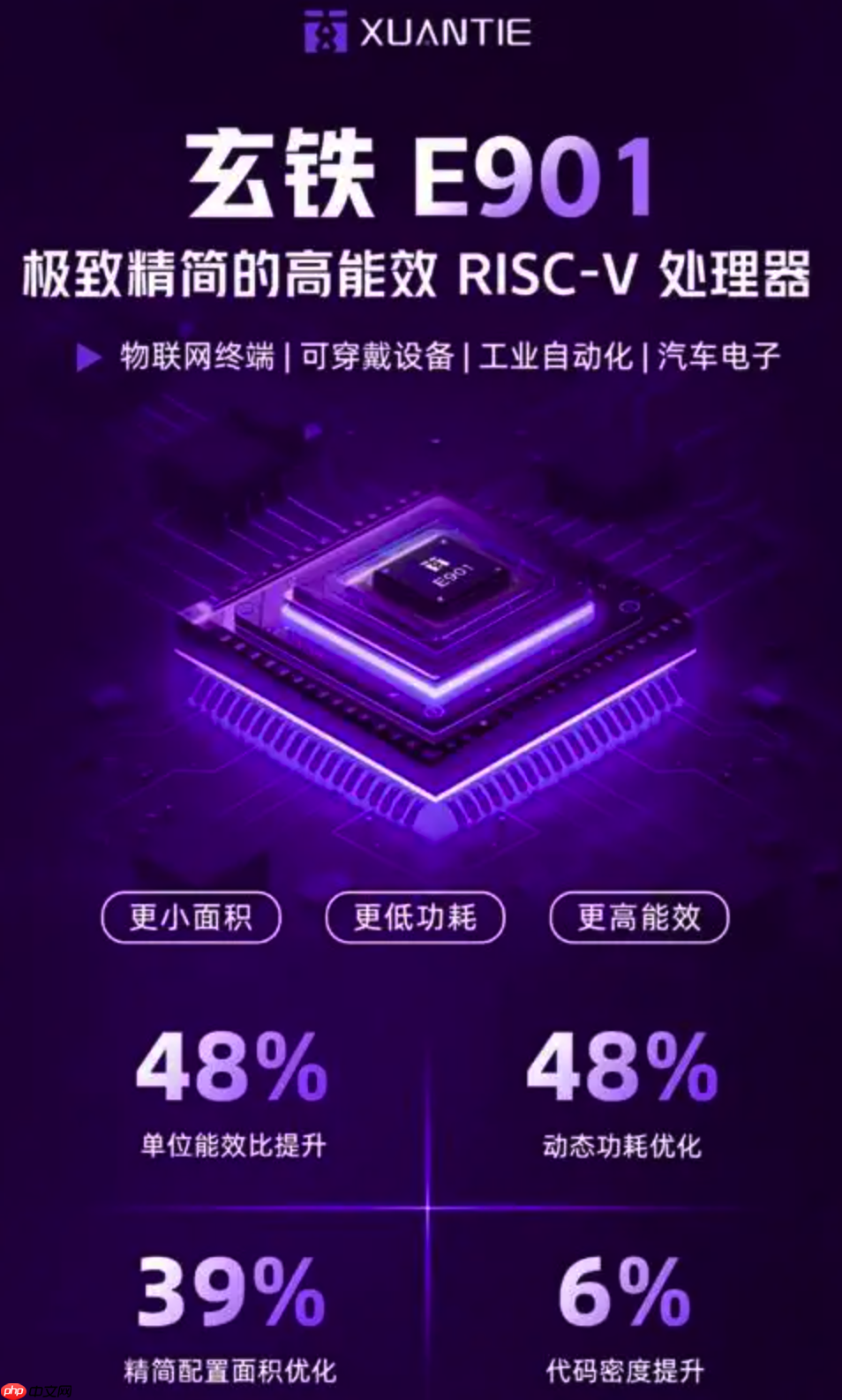 阿里达摩院发布玄铁E901，最小面积 RISC-V 处理器