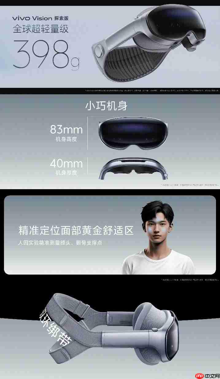 vivo首款MR设备vivo Vision探索版正式发布！398g轻量机身+双目8K臻彩屏