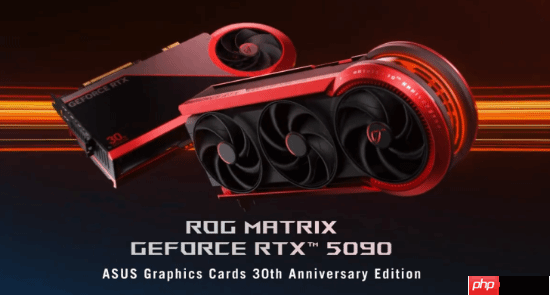 限量1000块!华硕ROG Matrix RTX 5090三十周年显卡发布:最高800W