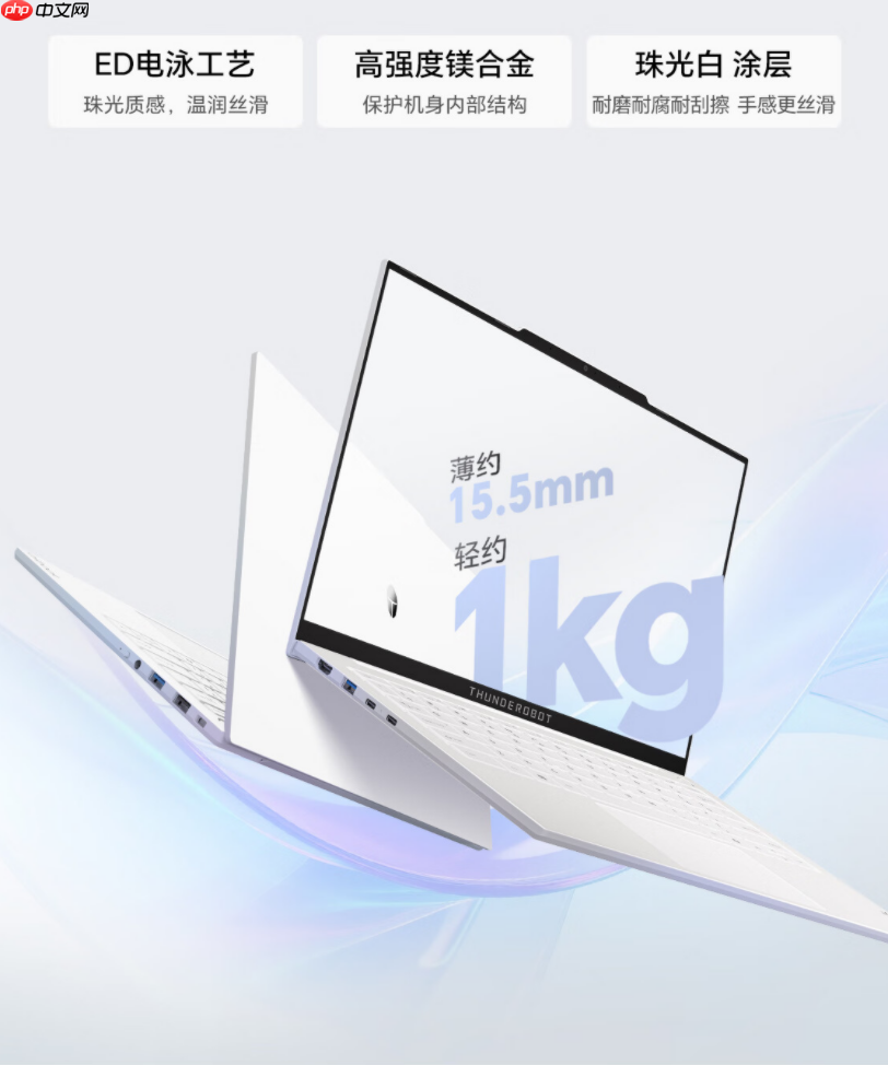 全金属机身轻约1kg!雷神aibook14 Air新配色开售