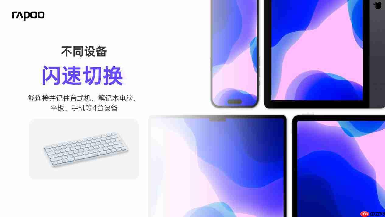 一键AI即问即答,雷柏E9350LAI多模无线刀锋键盘解锁智慧轻办公模式