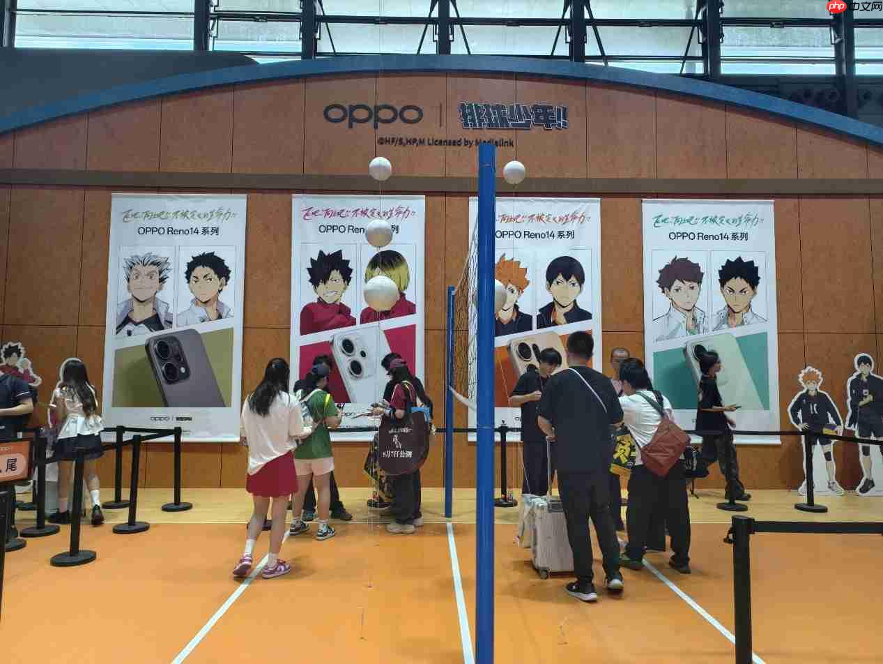 OPPO携《排球少年》亮相2025 ChinaJoy！一起感受青春的热血氛围