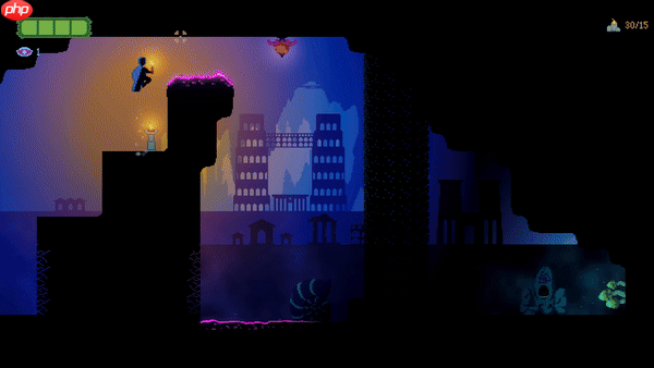 Steam类银河恶魔城地图探索新游《黄金废都》中文Demo已上线!