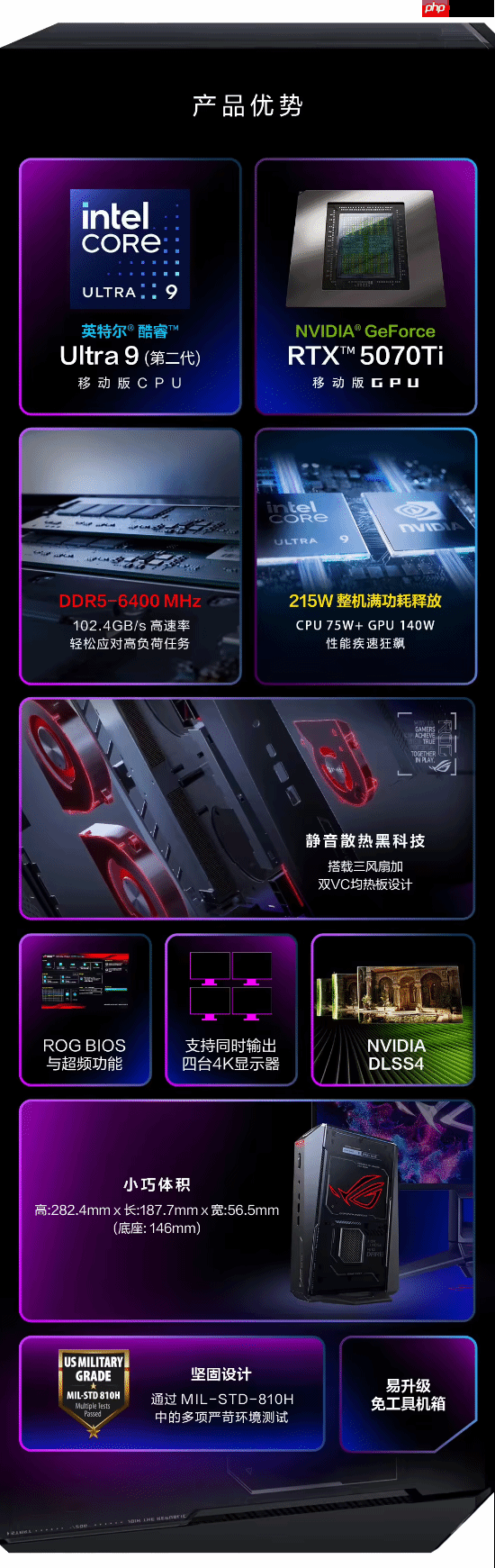 华硕“小钢炮”!ROG新款迷你主机开卖 售价18999元