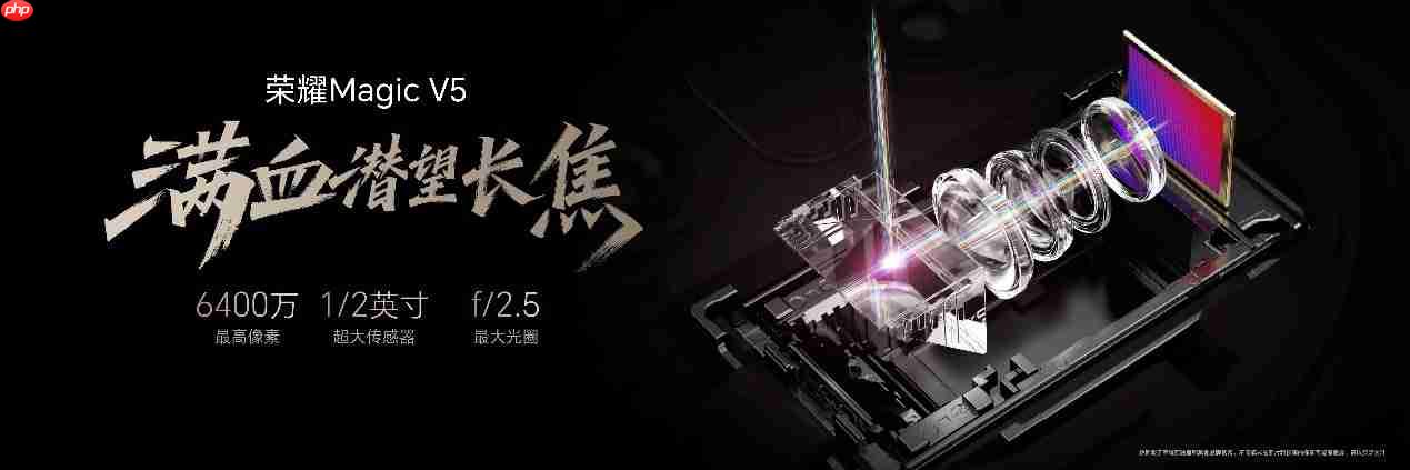 满血旗舰折叠屏荣耀Magic V5发布,售价8999元起