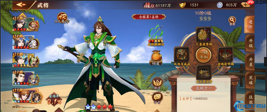 三国战神姜维:极限爆发阵容与战场统治秘籍