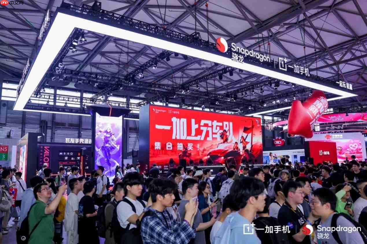 一加高调亮相 2025 ChinaJoy,四大游戏体验区引爆全场游戏热潮