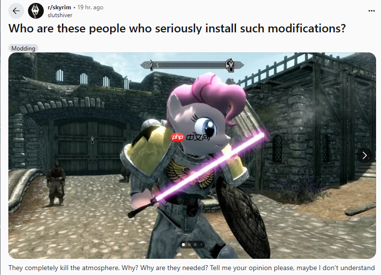 玩家热议颠覆原作世界观类MOD是否必要 《上古5》玩家感同身受