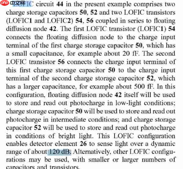 苹果自研CMOS专利曝光:支持Lofic、20档动态范围