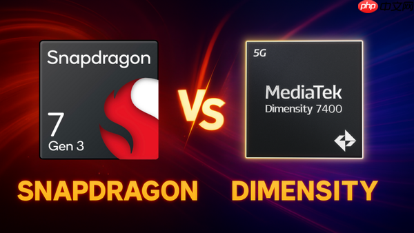 骁龙7 Gen 3与天玑7400性能对比：多核性能旗鼓相当