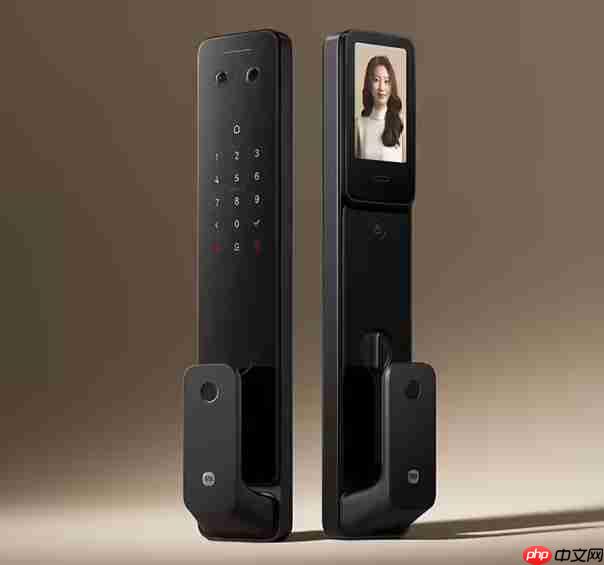 小米智能门锁2大屏猫眼版开卖:AI指纹识别+智能猫眼