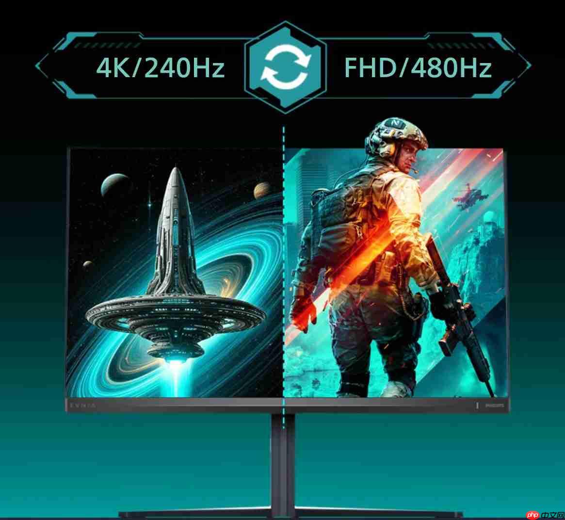 双模双待,模力全开——飞利浦EVNIA双模游戏显示器27M2N5800P闪耀来袭!