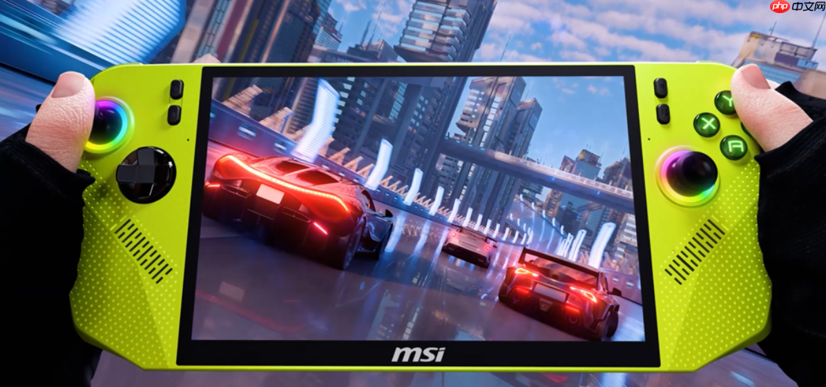 微星CLAW8 掌机锐龙版2025暑期上市,抢先首发AMD锐龙Z2Extreme!