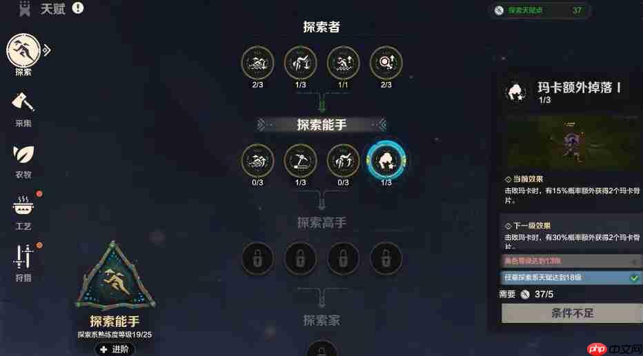 荒野起源探索天赋黄金加点!开荒期体力管理全攻略