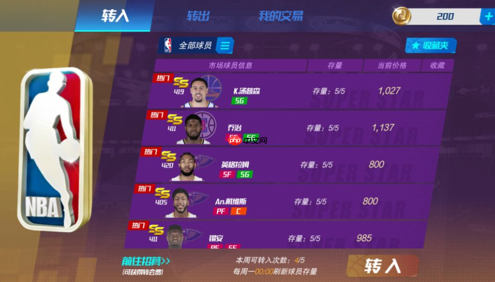 NBA篮球大师新手开荒全攻略：高性价比活动与抽卡策略