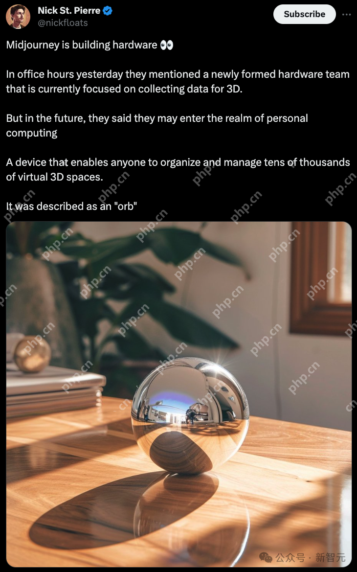 苹果Vision Pro硬件大佬被挖角，Midjourney布局VR头显？未来将发布AI生成3D世界引擎