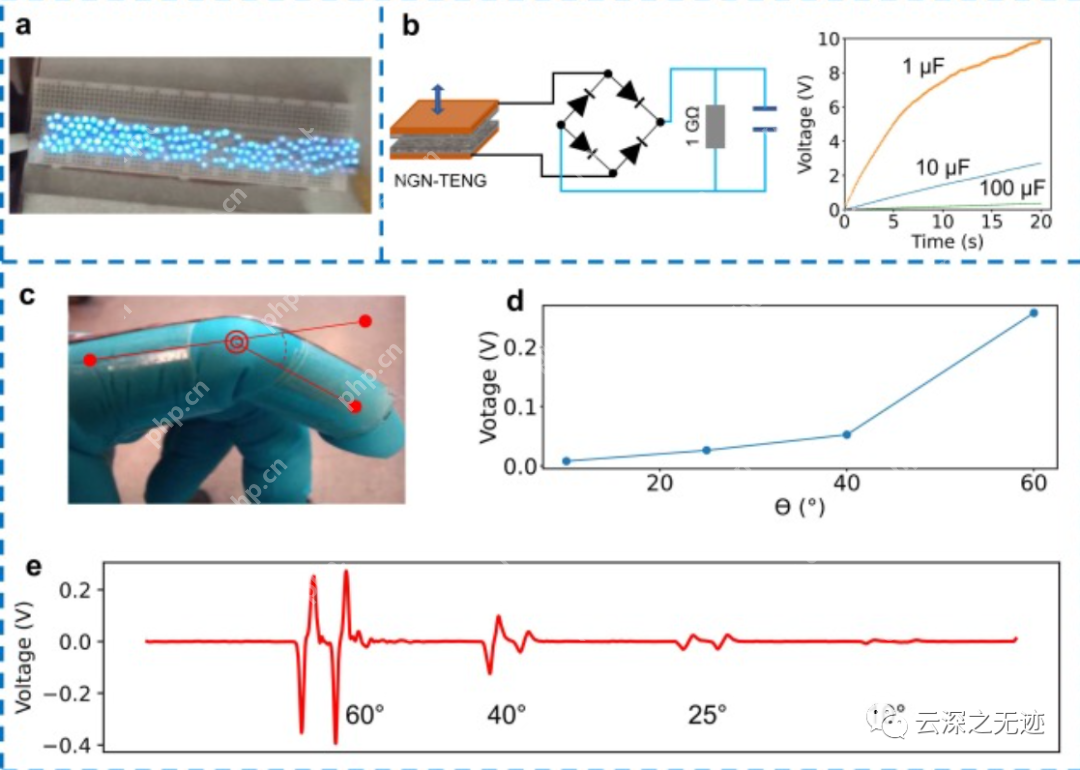 纳米摩擦发电机-单电极模式调理电路