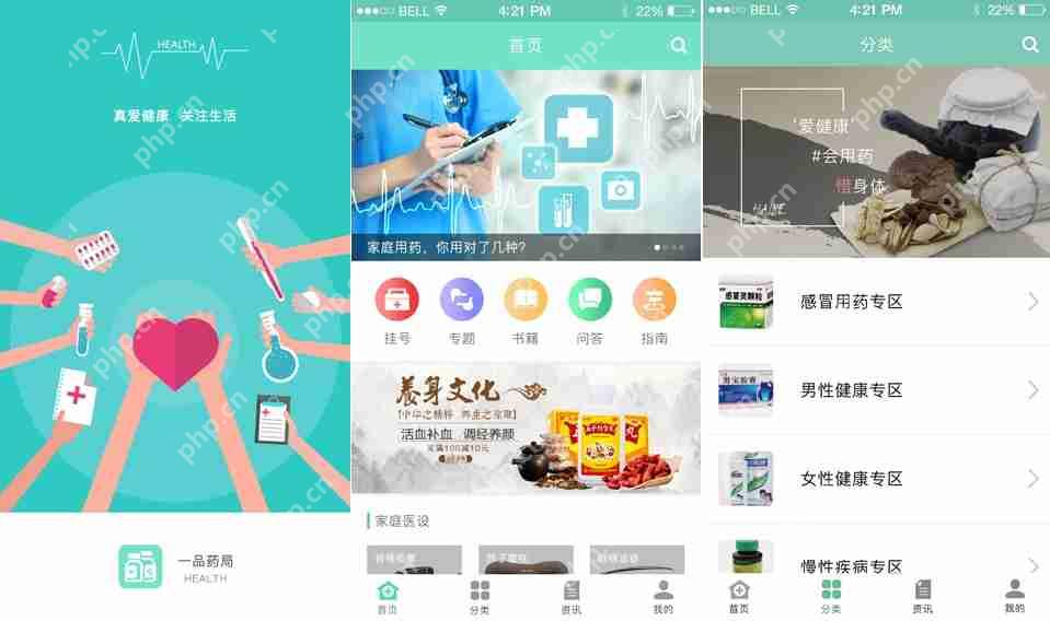 医药APP开发:医药电商类APP开发方案、功能,成熟模板直接套用