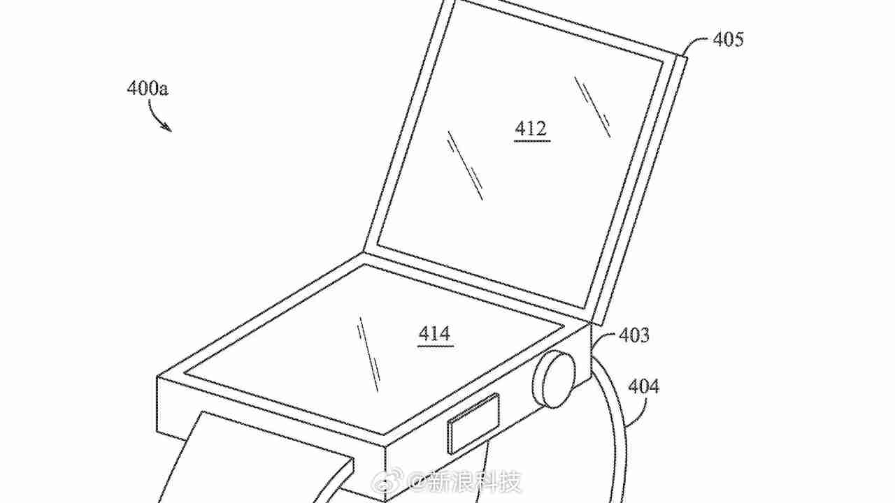 苹果新专利探索折叠屏手表!网友:小天才电话手表?