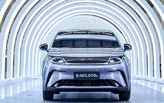 泰国每卖三台新能源车就有一台是比亚迪