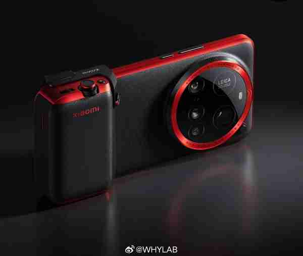 秒变真·徕卡相机!小米15 Ultra专业摄影手柄曝光:经典黑红配色