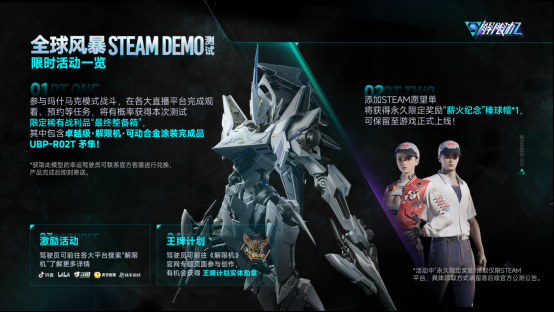解限机全球风暴Steam Demo测试开启:全新模式与丰富内容等你体验