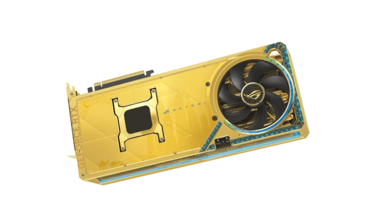 惊叹迪拜钞能力!华硕推中东特供金色版RTX 5090显卡
