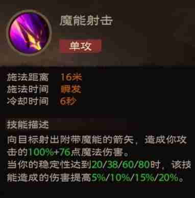 《塔瑞斯世界》游侠详细培养指南